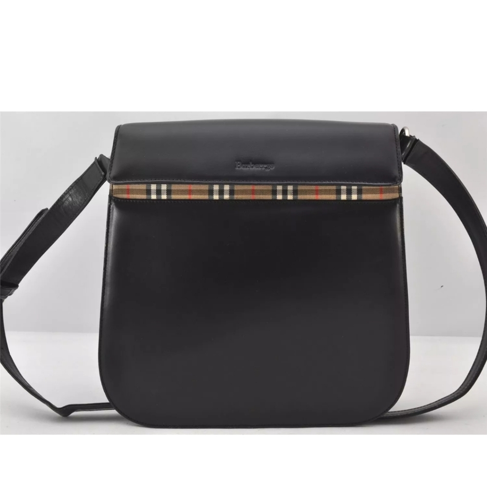 BURBERRY authenticated house check cross-body shoulder bag.